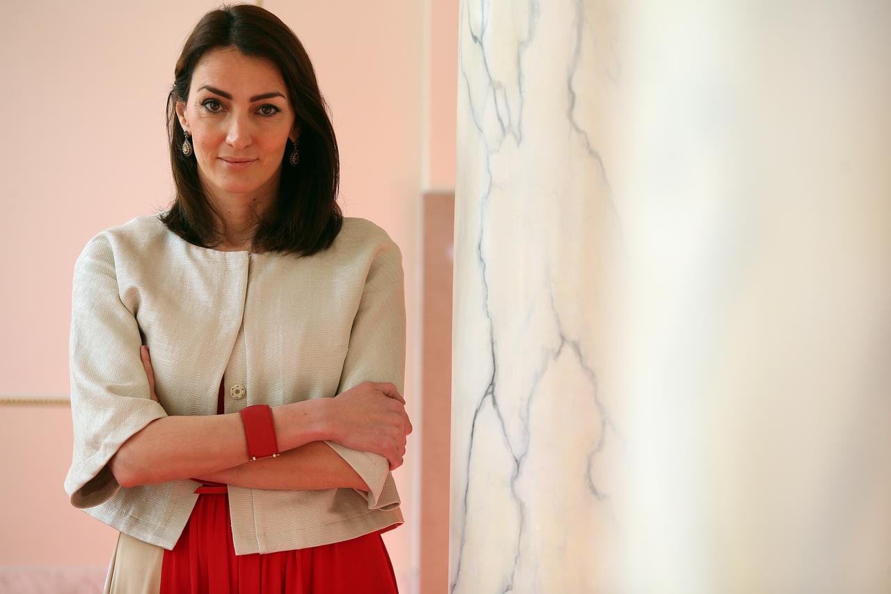 21.04.2016., Zagreb - Hrvatski Sabor, saborska zastupnica HDZ-a,  Sanja Putica.  Photo: Robert Anic/PIXSELL