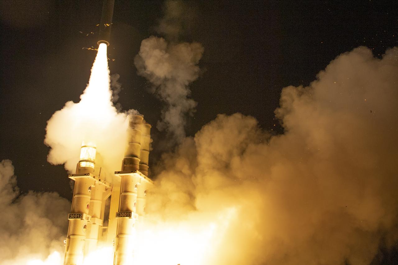 ISRAEL-U.S-ARROW-3 BALLISTIC MISSILE INTERCEPTOR-TEST