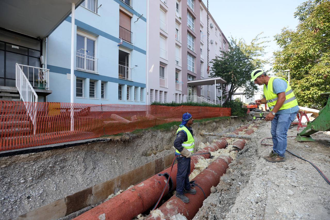 Zagreb: Radovi na revitalizaciji magistralnog vrelovoda u Hanamanovoj ulici