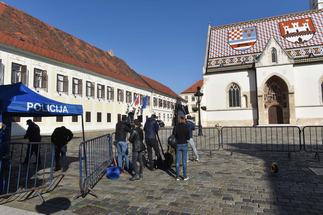 Markov trg pod policijskim osiguranjem nakon ranjavanja policajca u pucnjavi