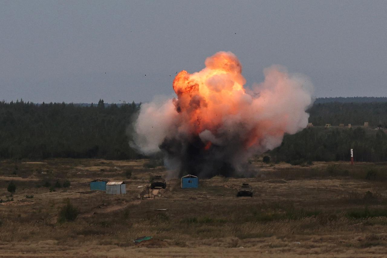 Joint Russia-Belarus "Zapad-2025" military drills near Borisov