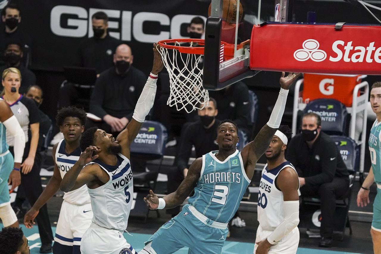 NBA: Minnesota Timberwolves at Charlotte Hornets