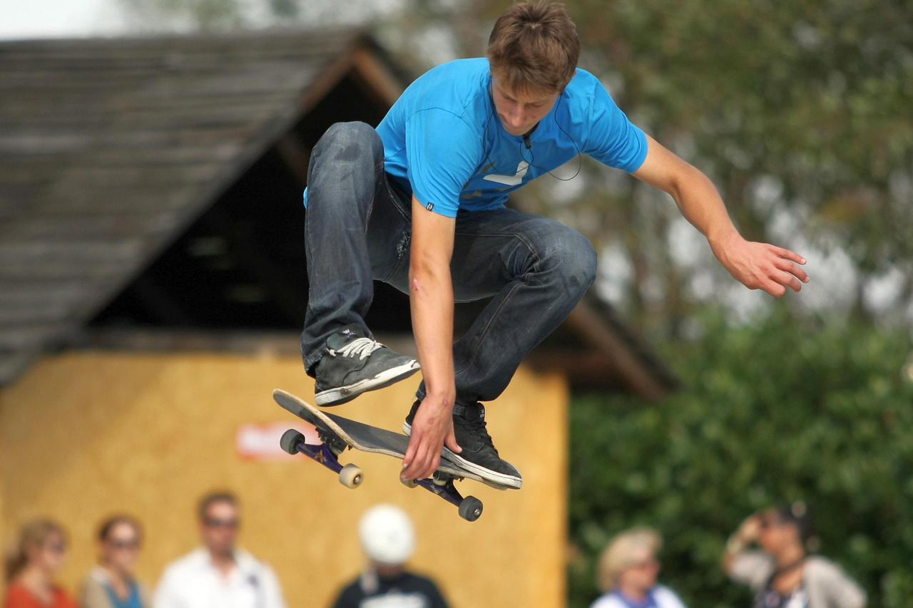 Skate park skejteri