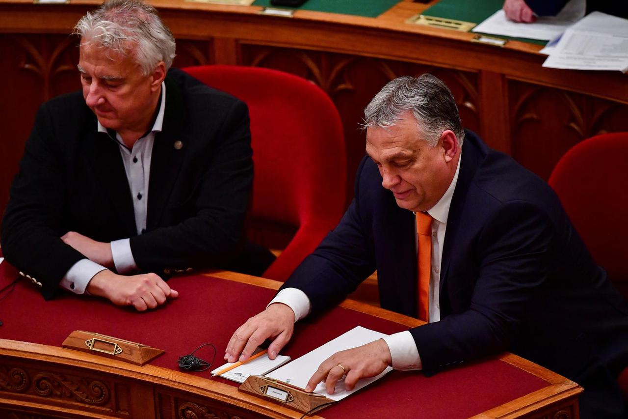 Hungary's parliament votes on the ratification process of Finland's NATO entry