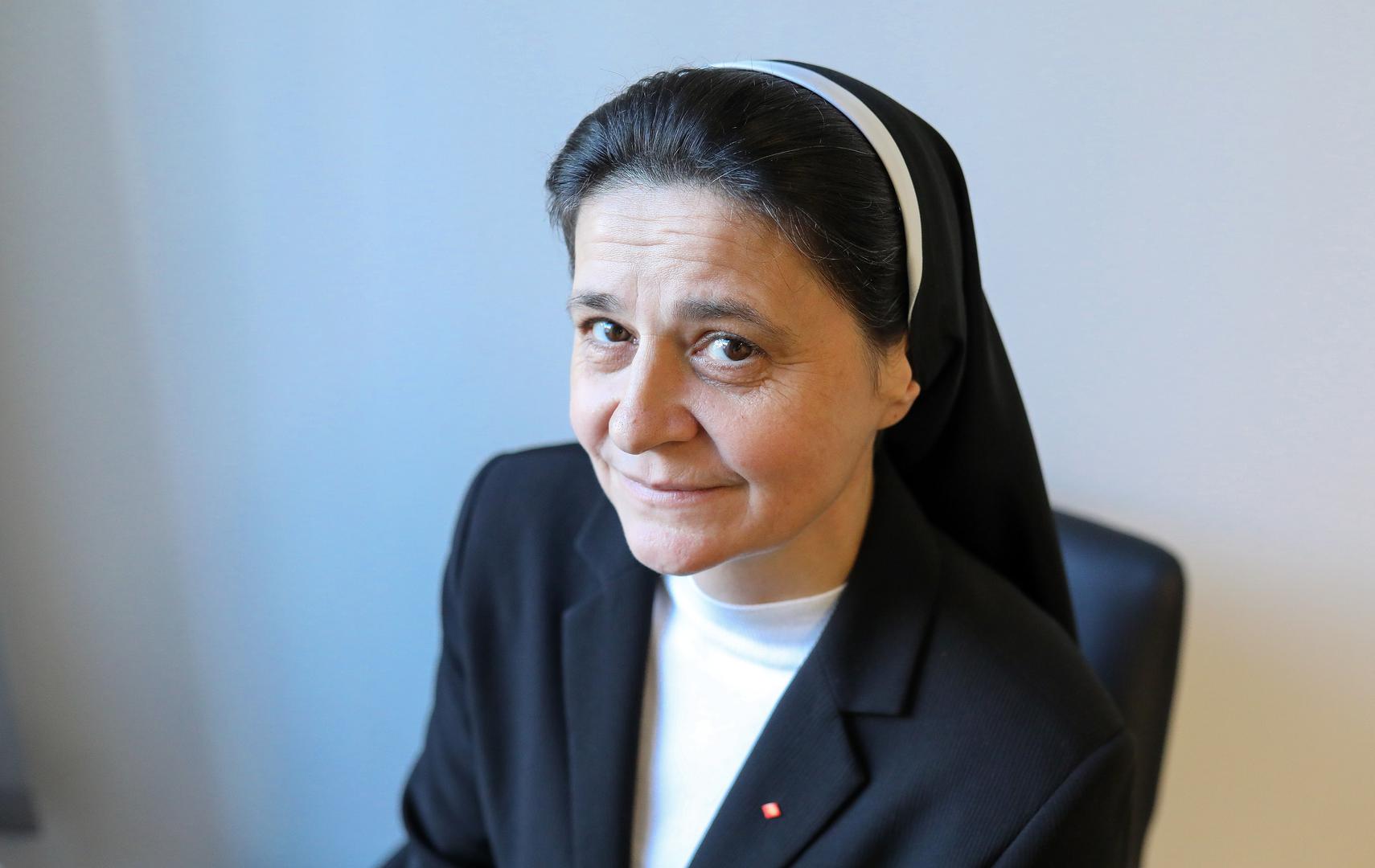 19.12.2023., Zagreb - Sestra Jelena Loncar, ravnateljica Caritasa Zagrebacke nadbiskupije Photo: Emica Elvedji/PIXSELL