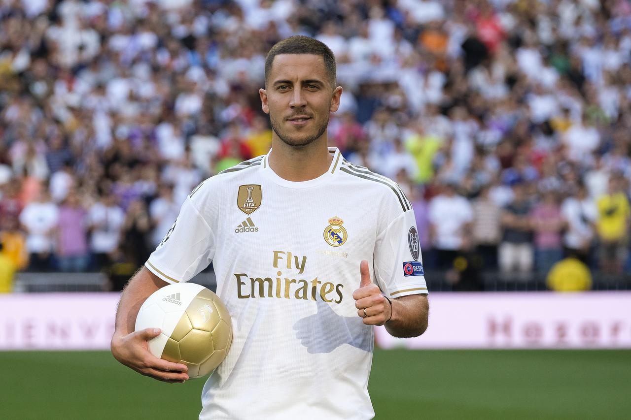 Real Madrid unveil new signing Eden Hazard