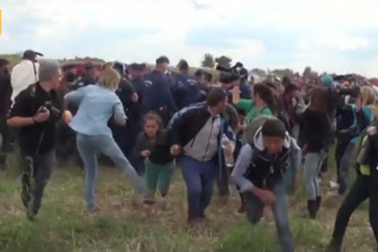 Mađarska snimateljica tukla izbjeglice