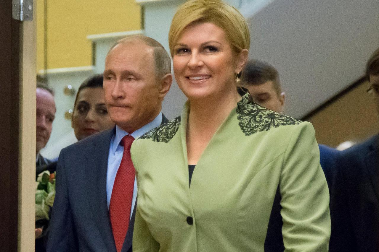 Kolinda Grabar-Kitarović i Vladimir Putin