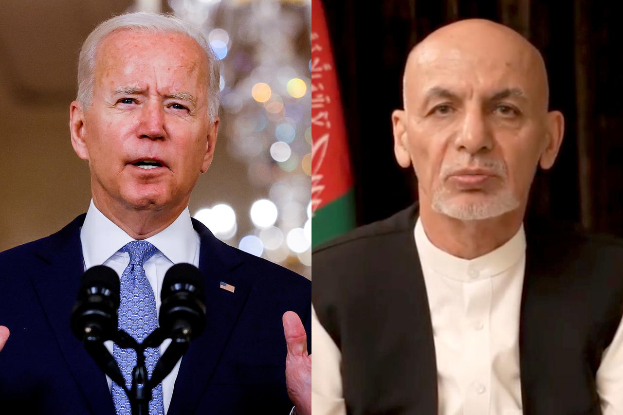 Joe Biden, Ashraf Ghani