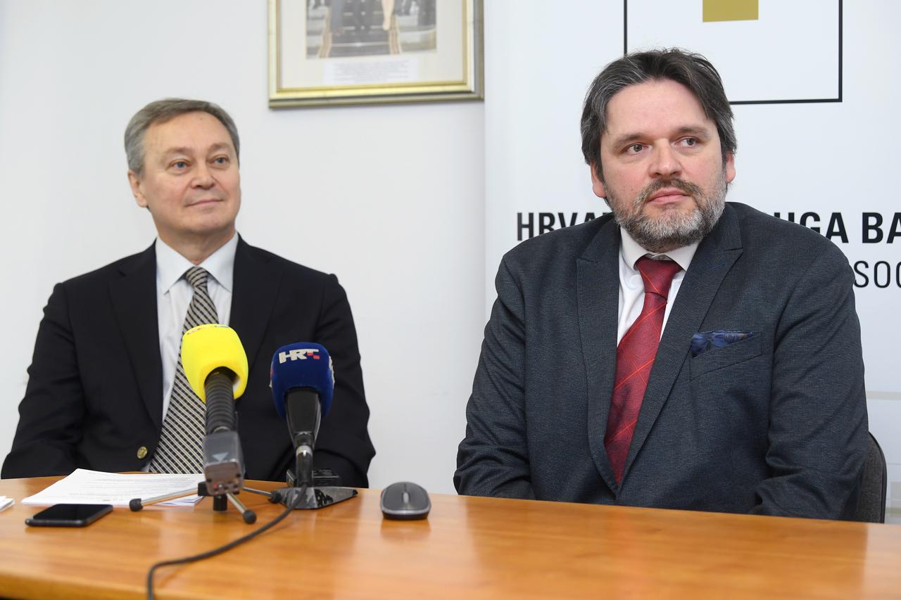 Zdenko Adrović, direktor Hrvatske udruge banaka i Velimir Šonje, ekonomski analitičar