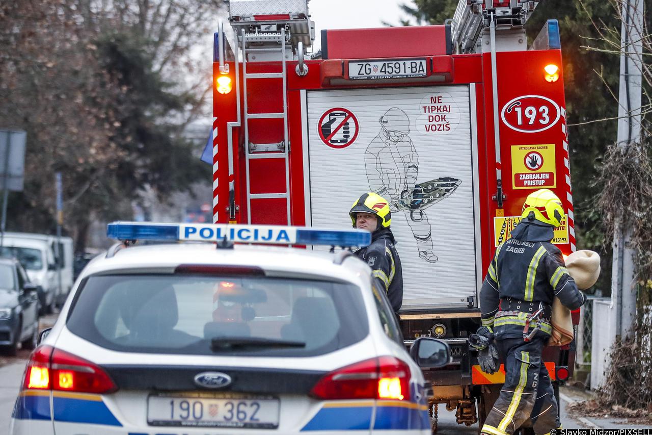 Zagreb: Požar u Plitvičkoj ulici 