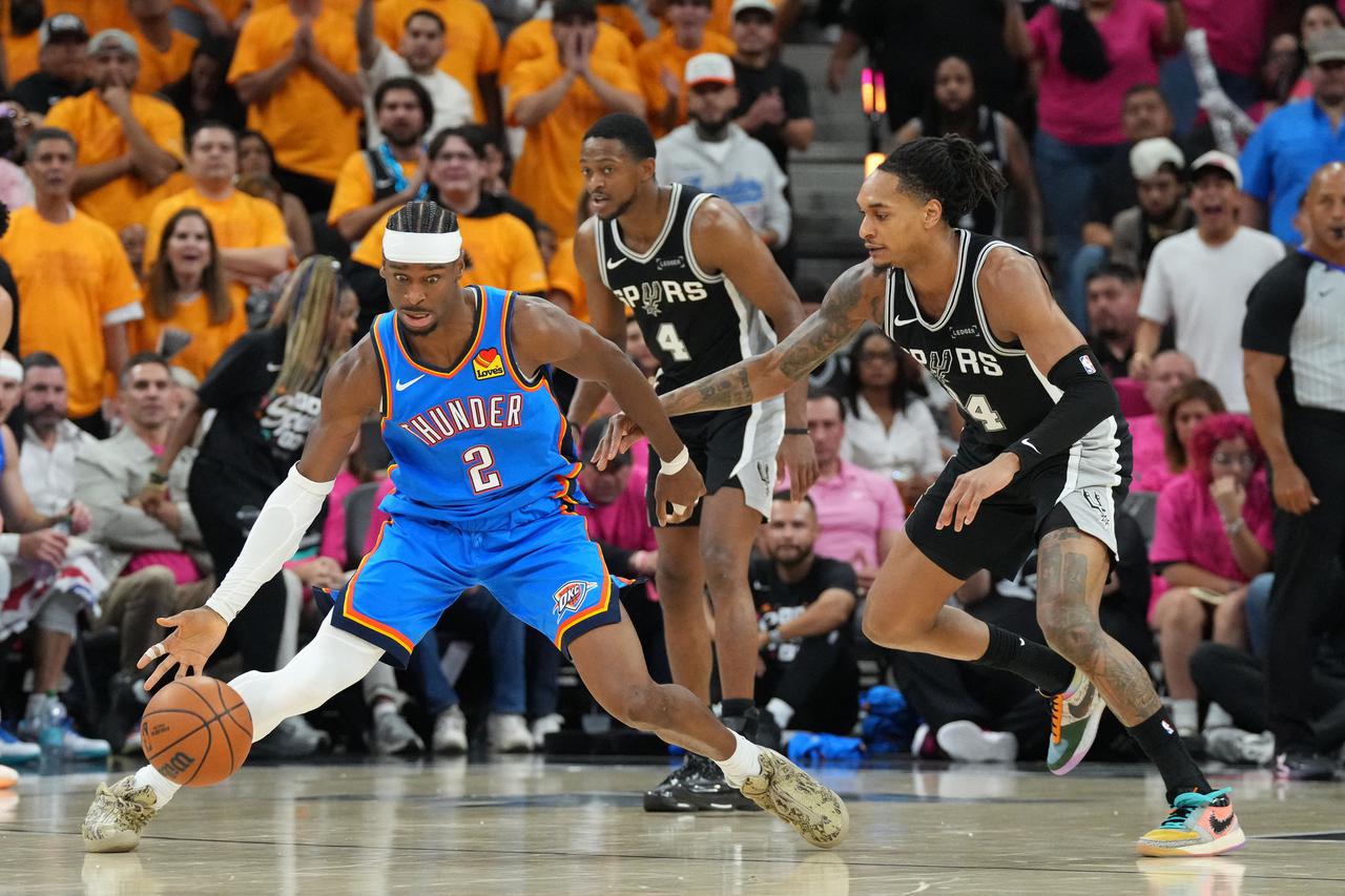 NBA: Playoffs-Oklahoma City Thunder at San Antonio Spurs