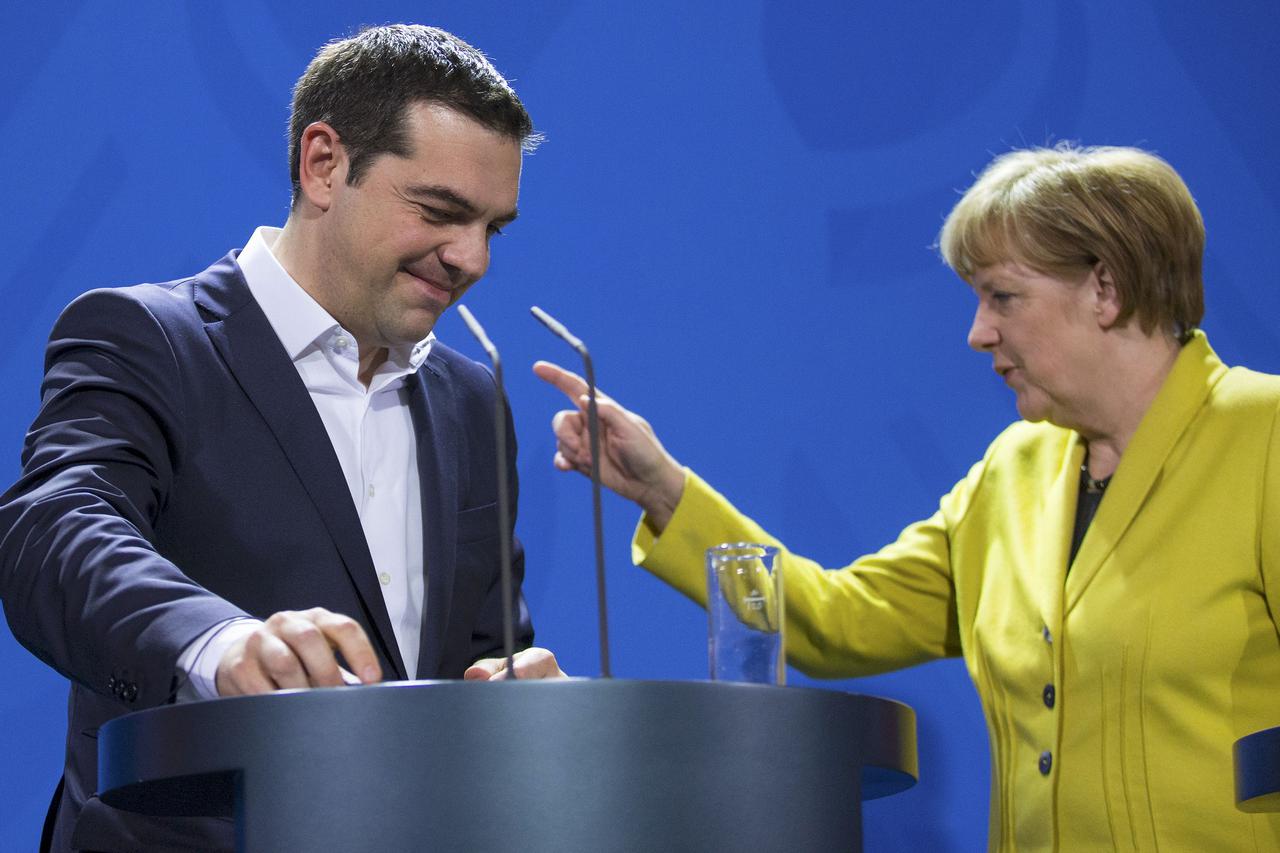 Angela Merkel,Alexis Tsipras