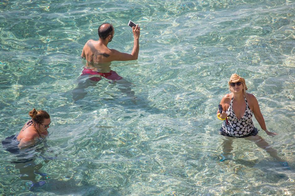 dubrovnik, turisti, kupanje