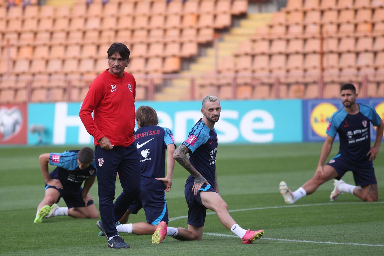 Erevan: Trening hrvatske nogometne reprezentacije uoči kvalifikacijske utakmice za EURO 2024. protiv Armenije