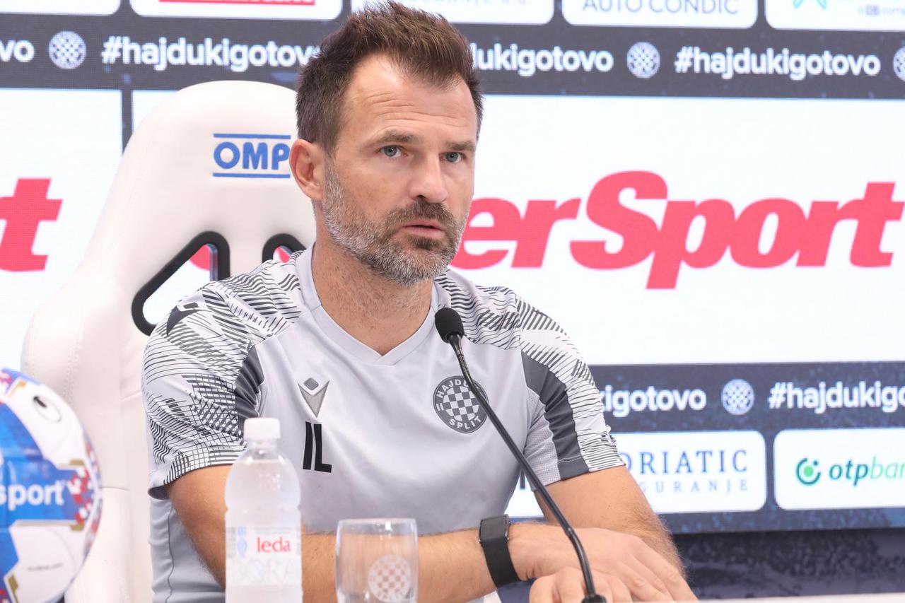 Split: Ivan Leko održao konferenciju za medije  i prokomentirao stanje u svlačionici Hajduka