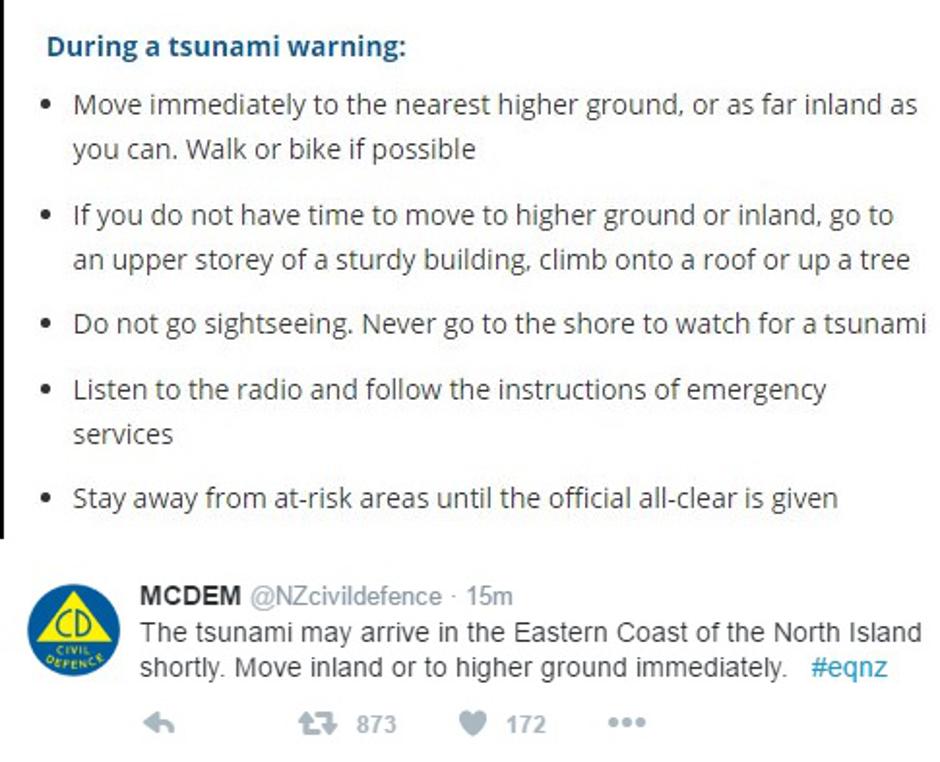 Tsunami, što napraviti