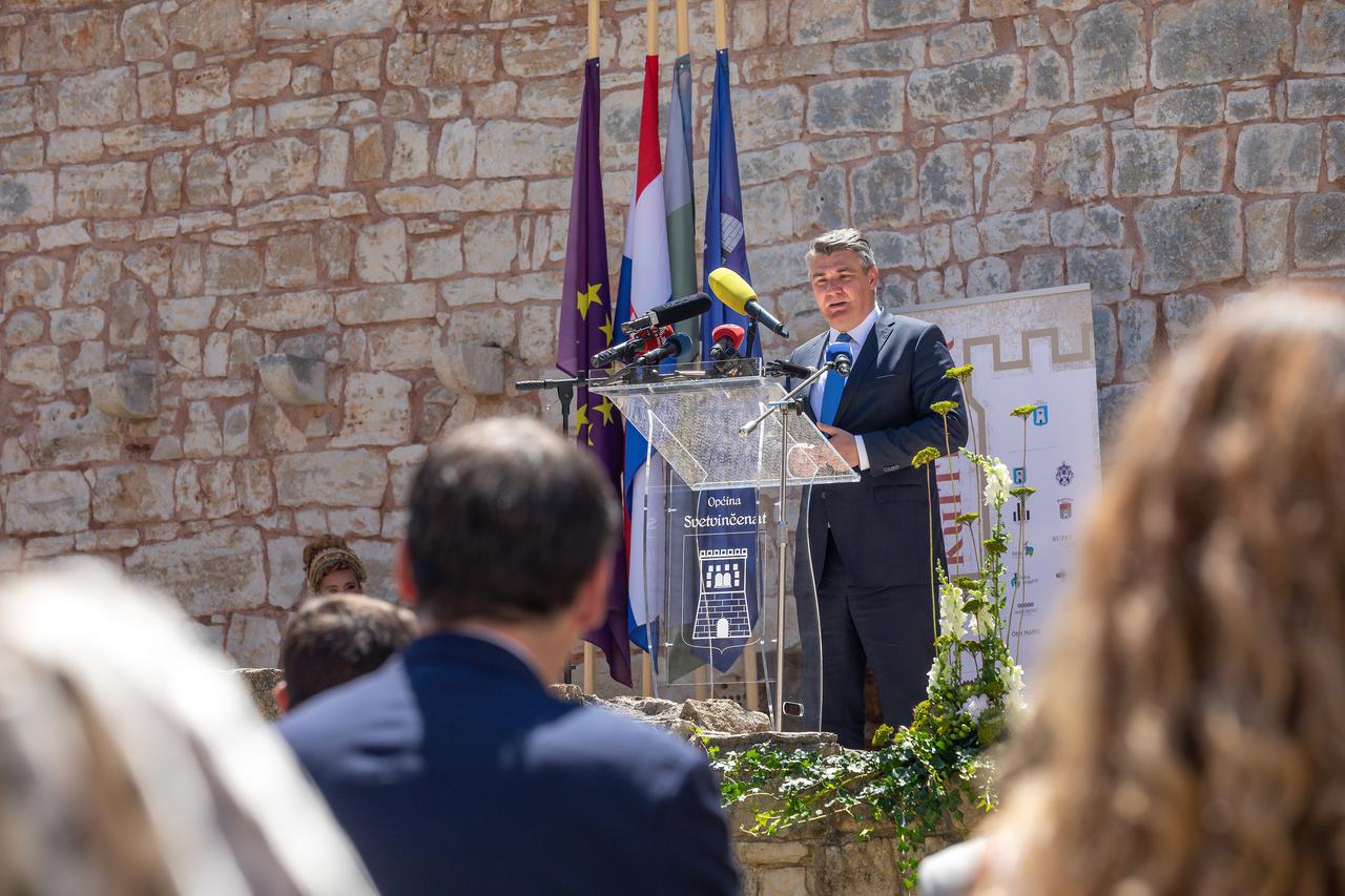 Svetvinčenat: Zoran Milanović na svečanosti otvaranja Kaštela Morosini-Grimani