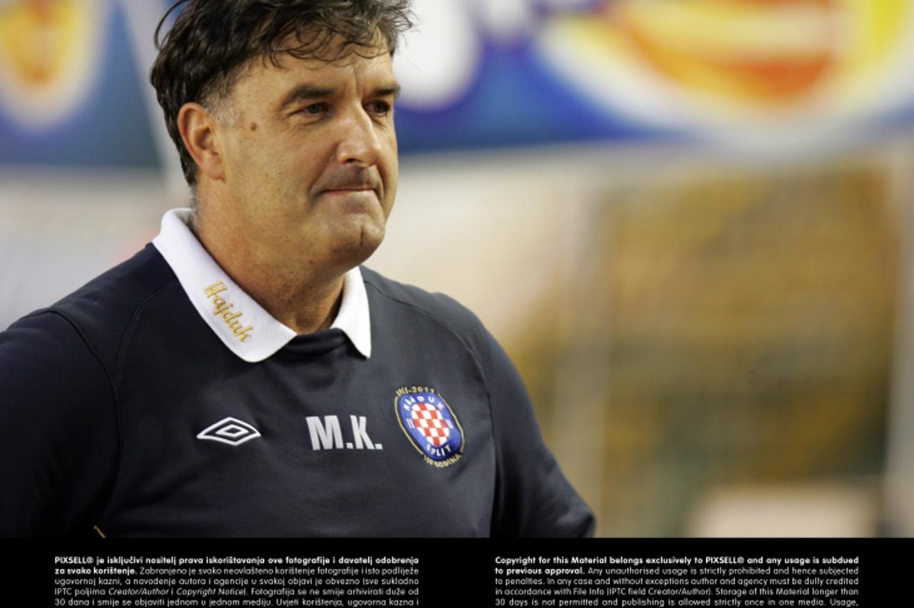 '23.09.2012., Gradski stadion Poljud, Split - MAXtv 1. HNL, 9. kolo, HNK Hajduk - NK Slaven Belupo.  Trener Miso Krsticevic.  Photo: Ivo Cagalj/PIXSELL'