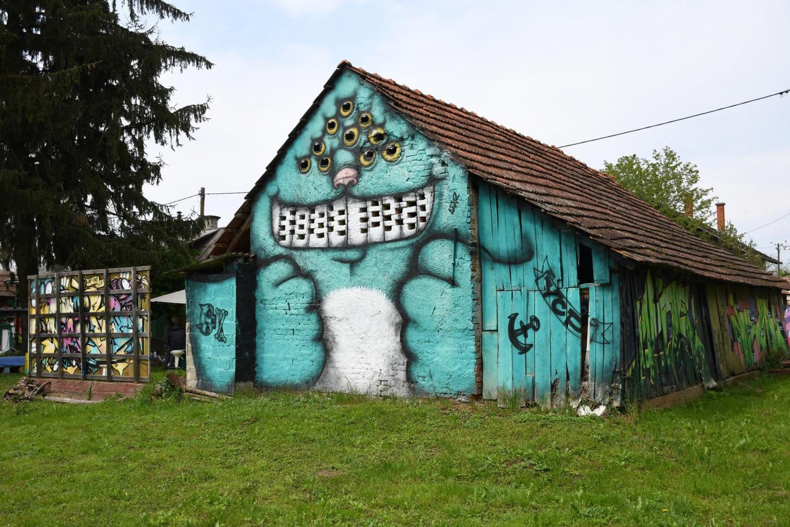 03.05.2021., Legrad - Turisticka patrola Vecernjeg lista. Legrad. Jedna od najvecih atrakcija je Grafiti ranc.  
Photo:Damir Spehar/PIXSELL