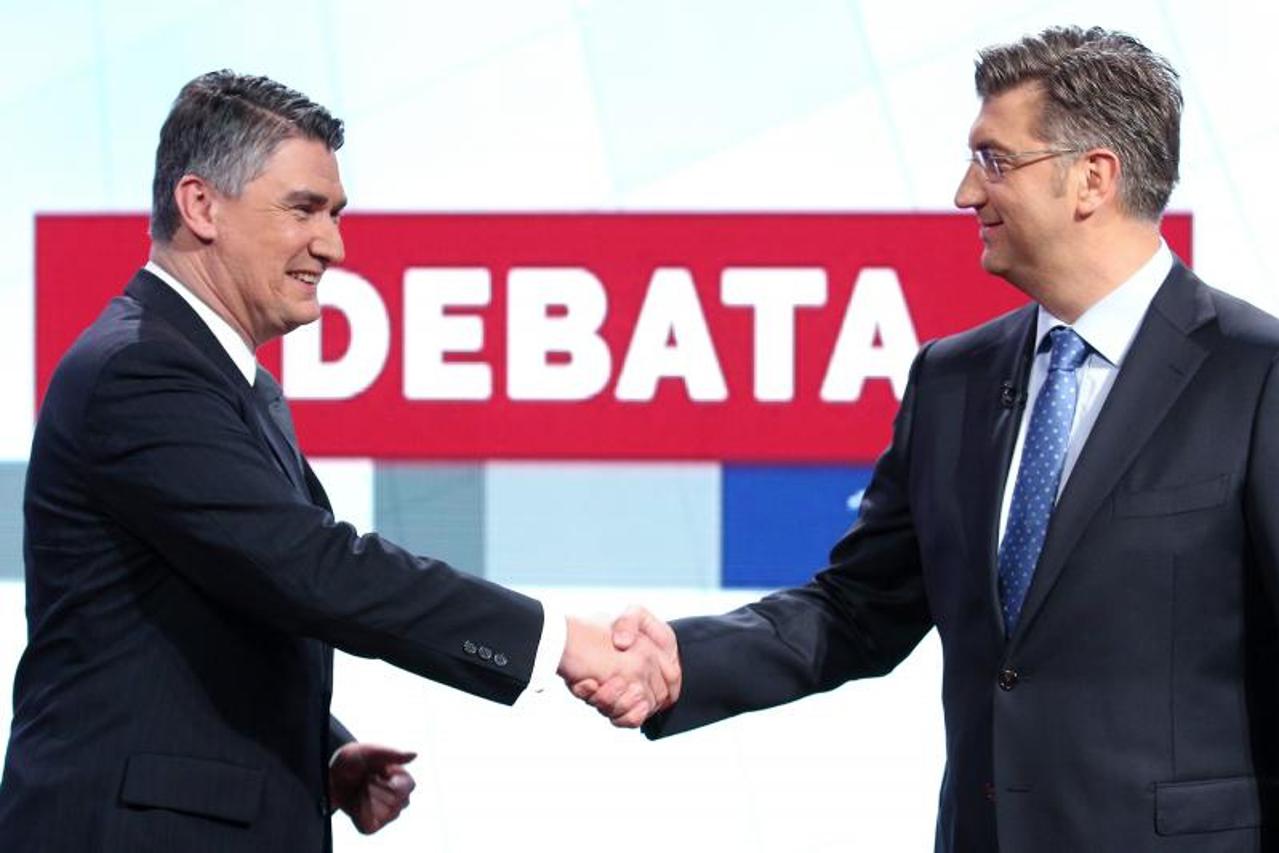 Debata Milanović Plenković 
