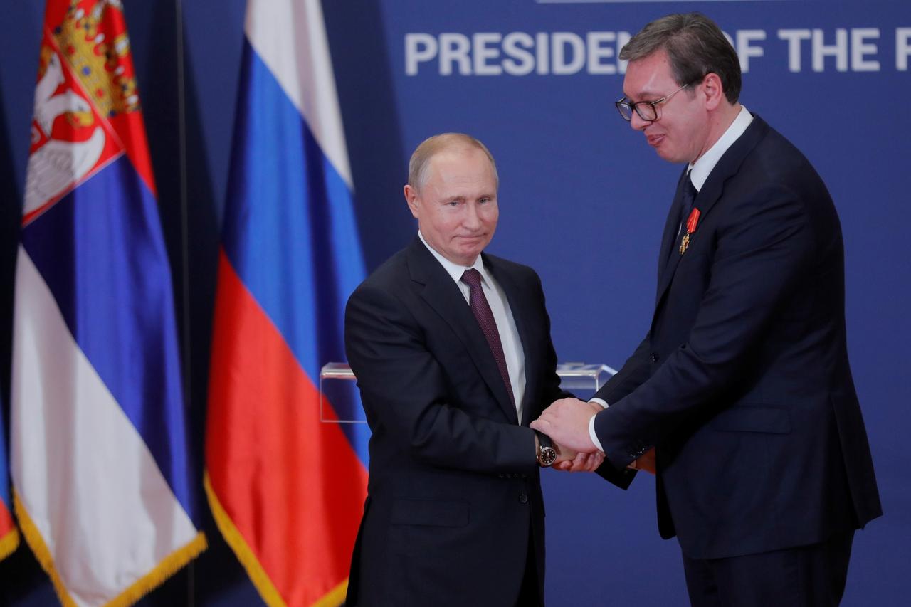 Aleksandar Vučić i Vladimir Putin