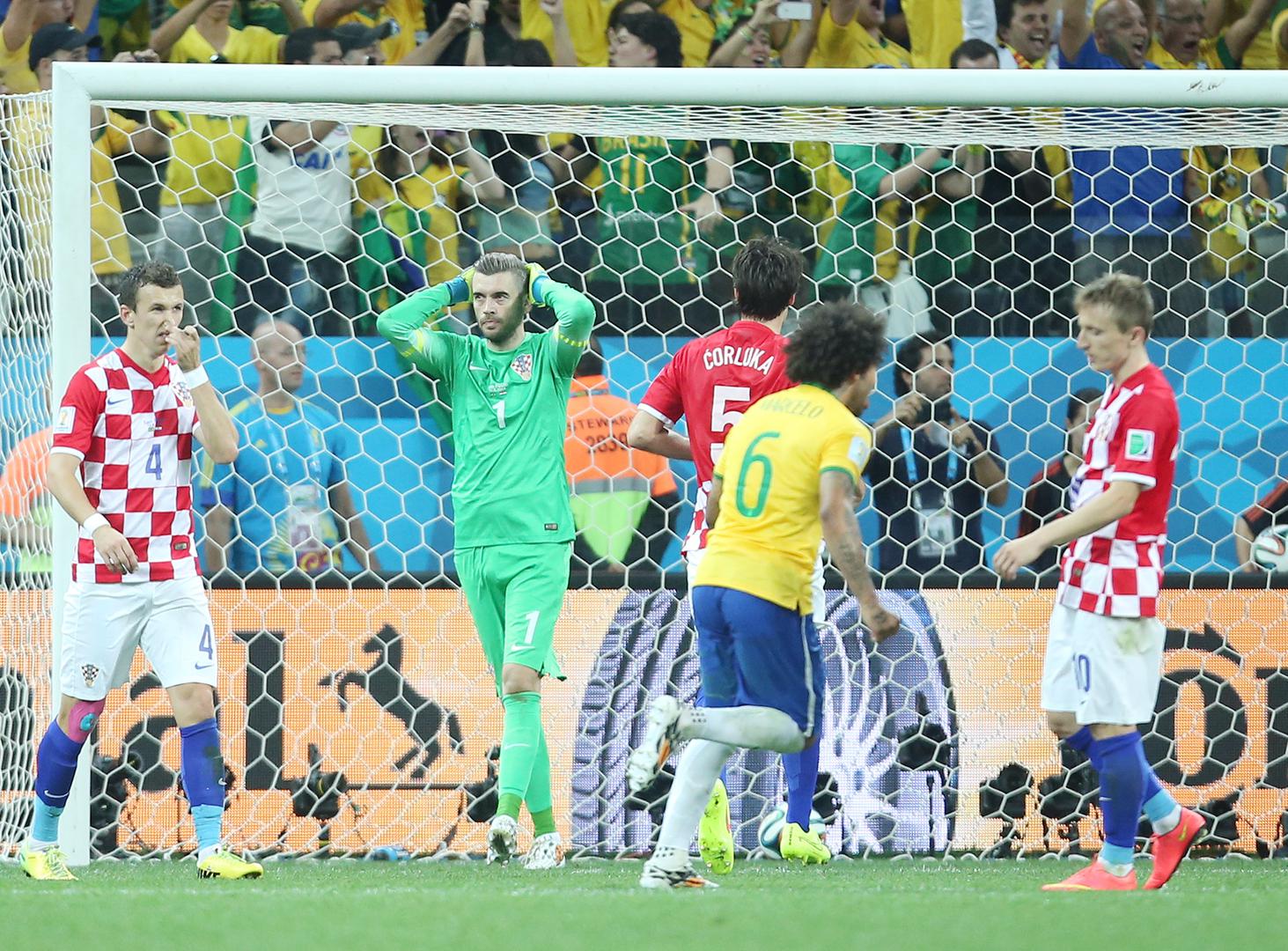Hrvatska je protiv Brazila igrala na otvaranju Svjetskog prvenstva 2014. kojem je selecao bio domaćin