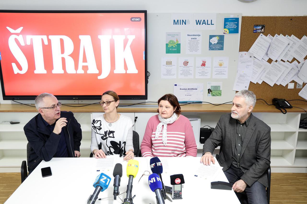 Zagreb: Izvanredni zajednički sastanak podružnica Nezavisnog sindikata zaposlenih u srednjim školama Hrvatske i Školskog sindikata Preporod