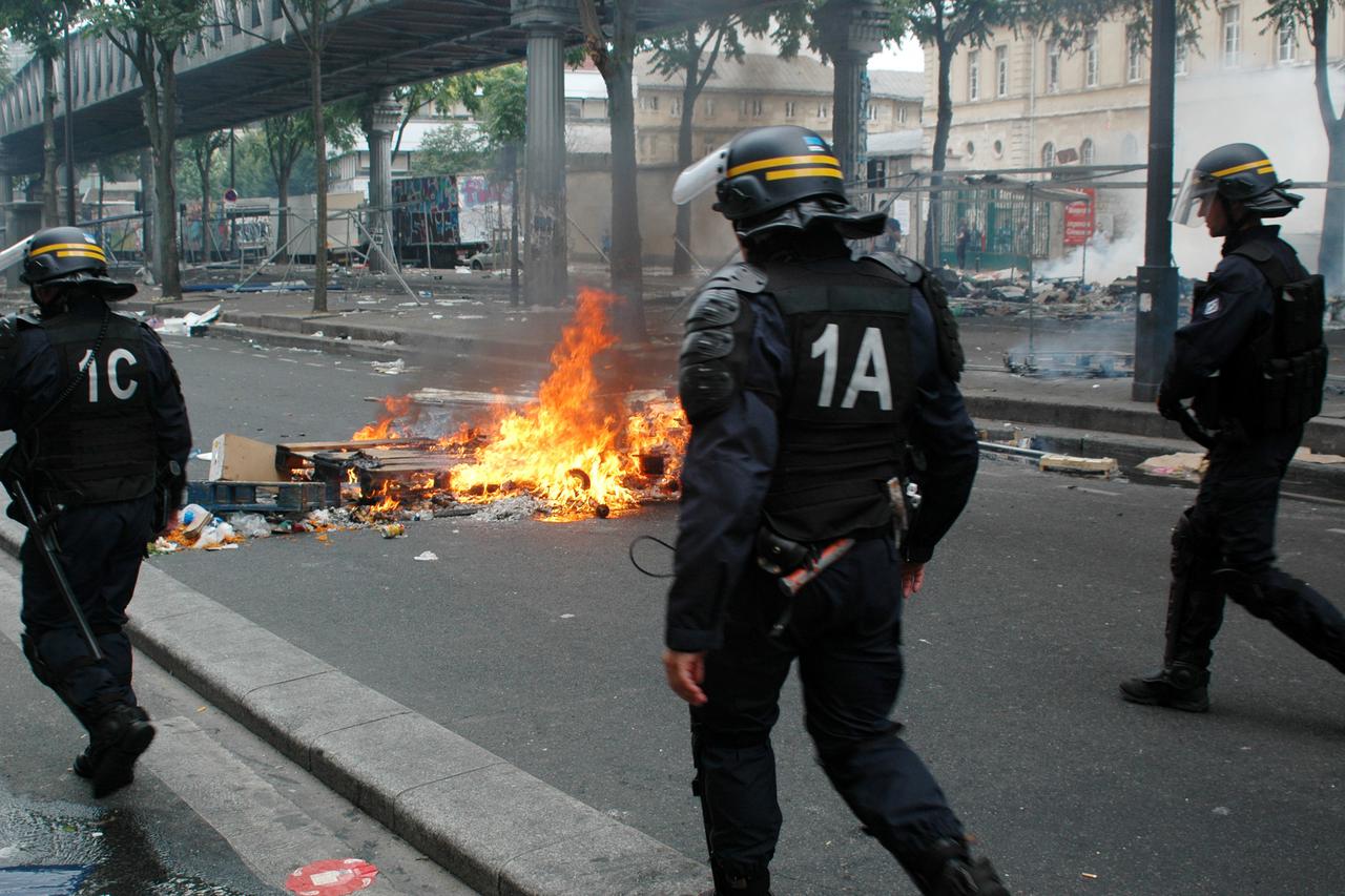 Pro-Palestinian Protesters Demonstrated - ParisAn estimated 5,000 Pro-Palestinian protesters demonstrated against Israeli military action to show their support for the Palestinian people in Paris, France on July 19, 2014. Clashes broke out in defiance of 