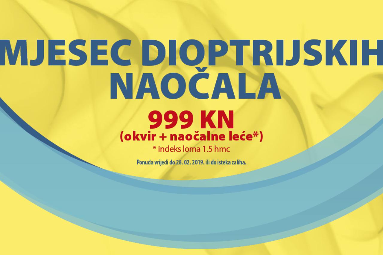 Mjesec dioptrijskih naočala u Livision optikama!