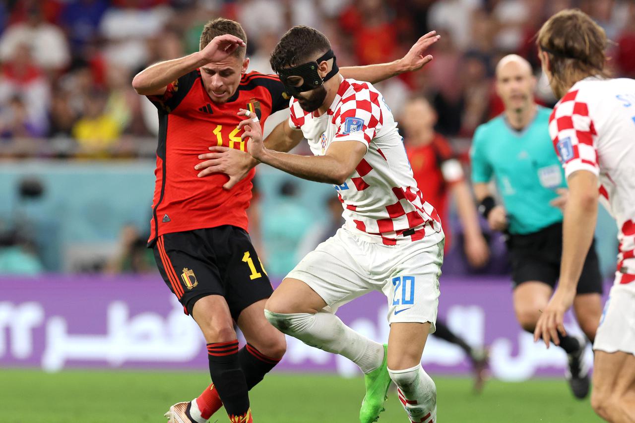 KATAR 2022 - Susret Hrvatske i Belgije u 3. kolu Svjetskog prvenstva u Katru