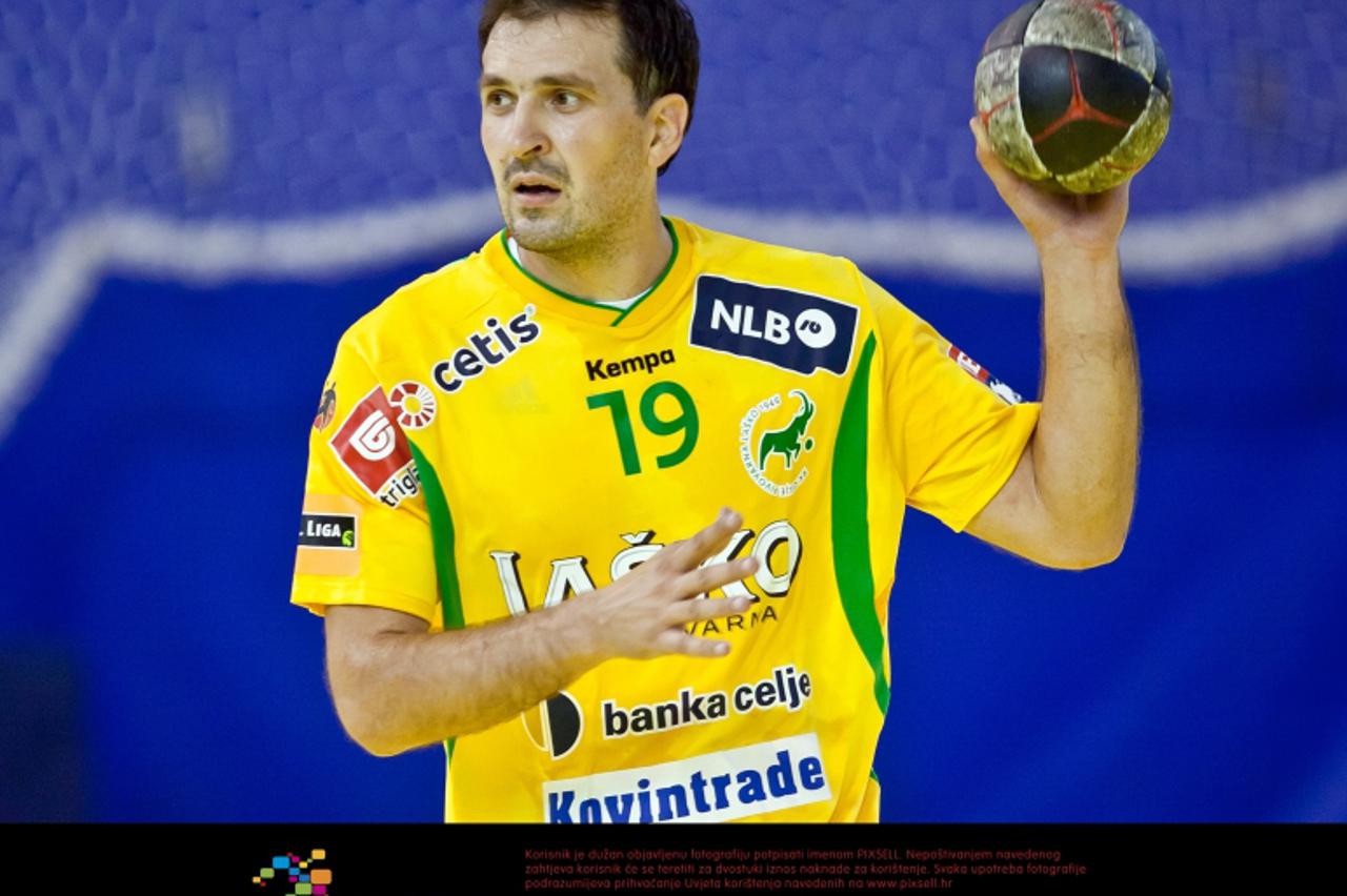 '25.08.2010., Doboj, BiH - Rukometni turnir sampiona Doboj 2010., Celje Pivovarna Lasko - Sloga. Petar Metlicic.  Photo: Krunoslav Petric/PIXSELL'