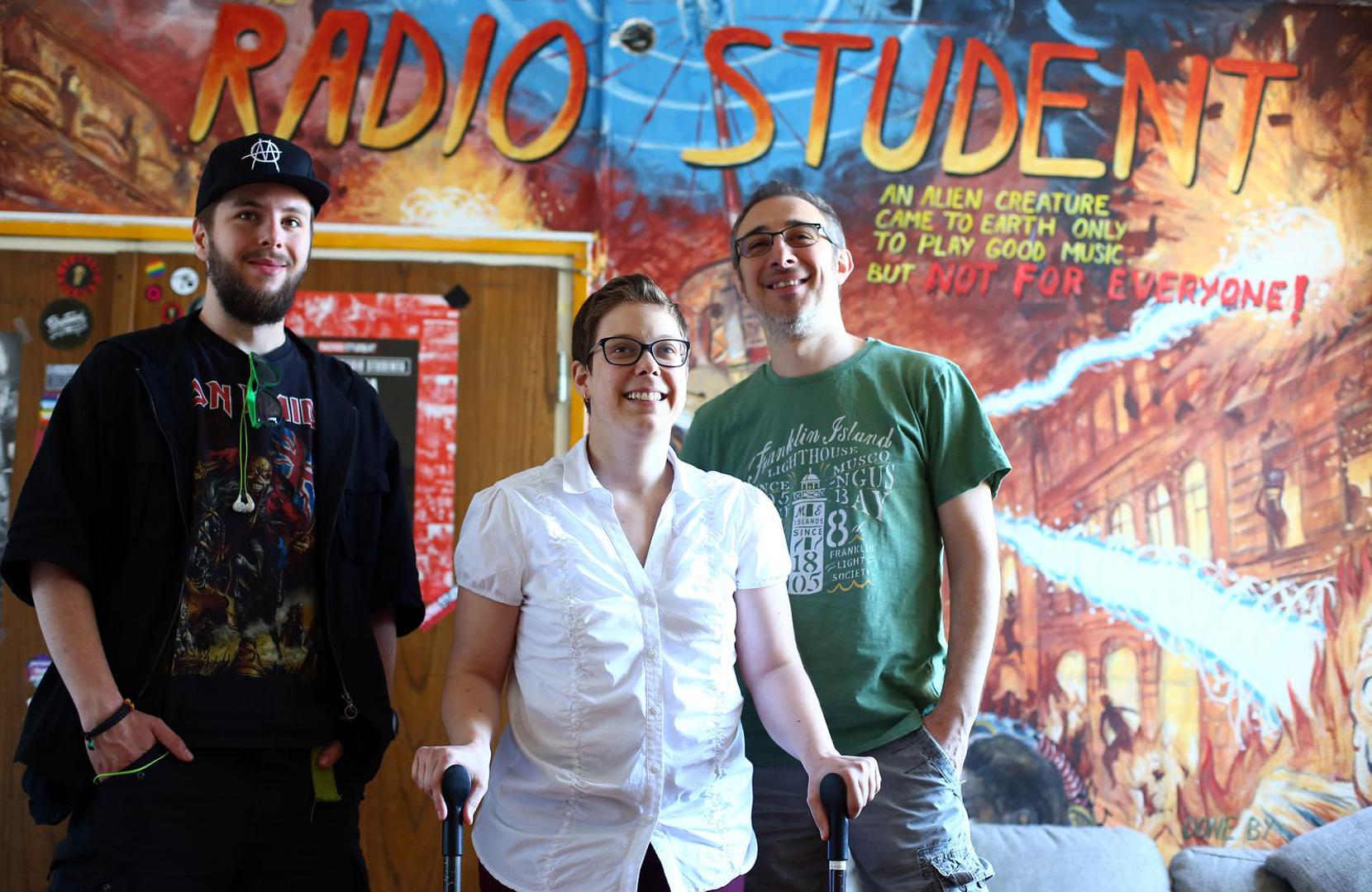 08.06.2017., Zagreb - Emisija Hodalica na RS-u, posvecena temama osoba s invaliditetom. Ivona Separovic, Ivan Vlasic. "nPhoto: Slavko Midzor/PIXSELL 