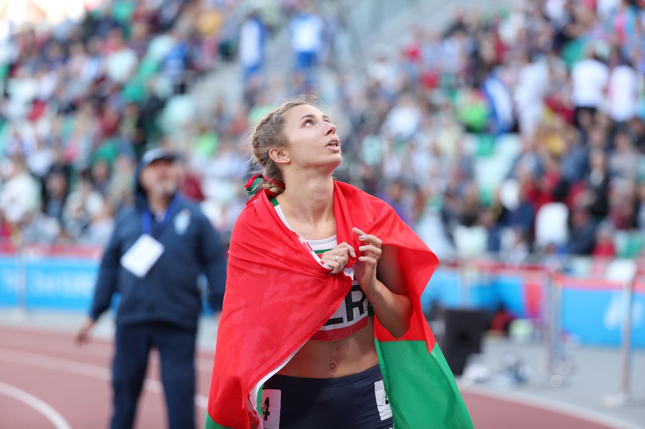 Belarusian sprinter Kristina Timanovskaya