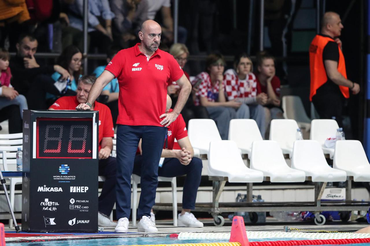 Zagreb: Svjetski kup u vaterpolu, Hrvatska - Mađarska