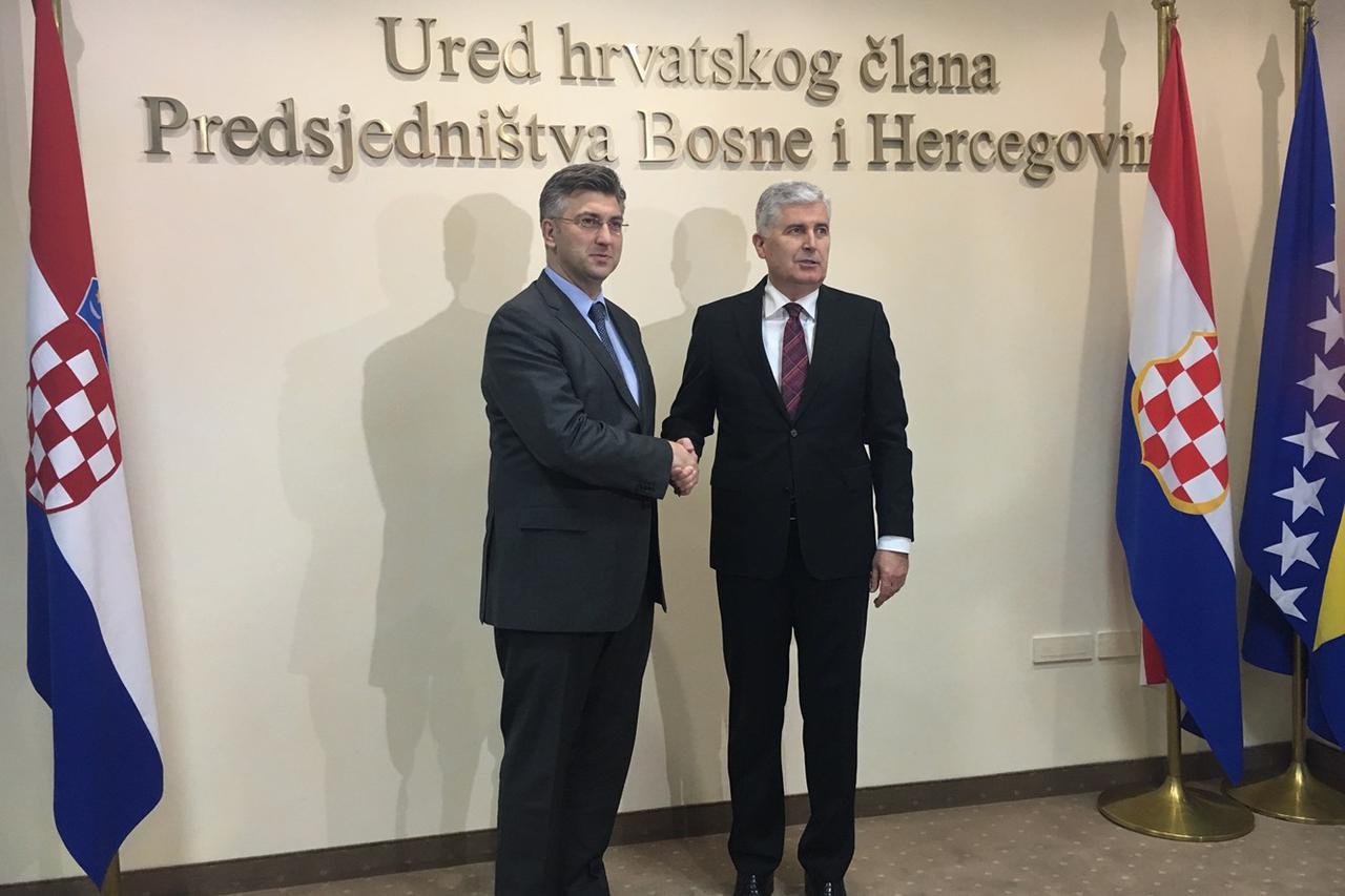 Andrej Plenković i Dragan Čović