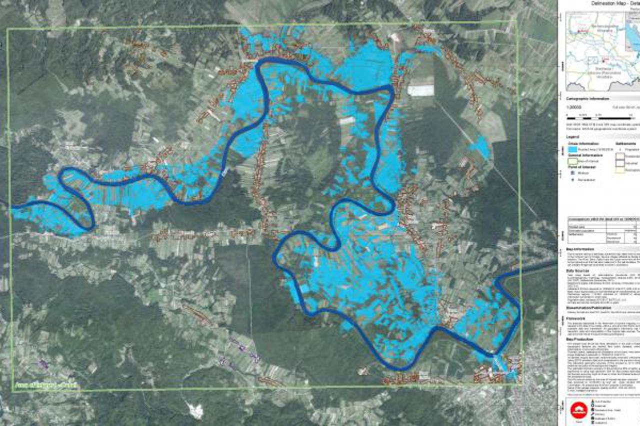 poplava,satelitska snimka,Copernicus