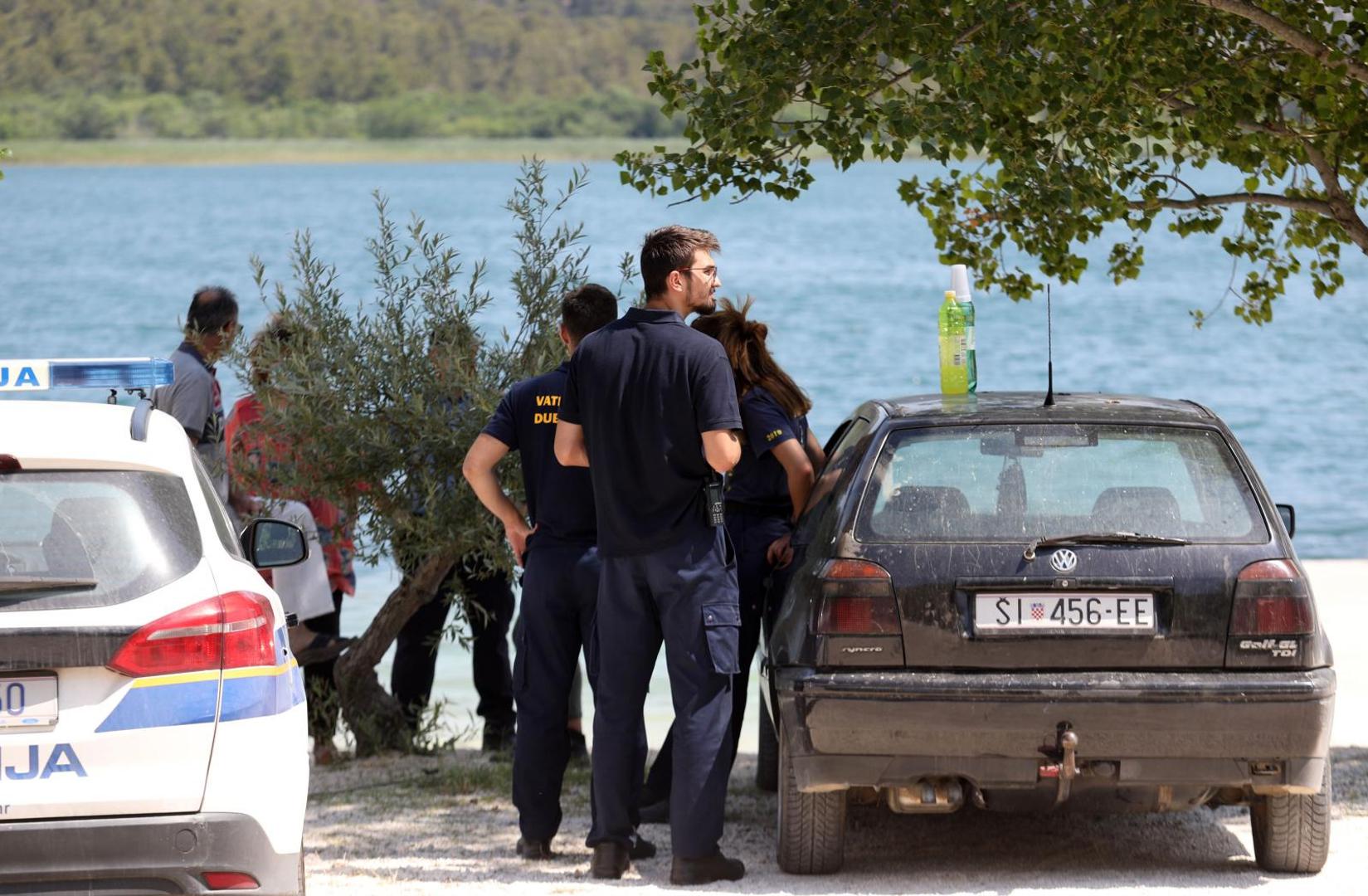 10.07.2021. Sibenik - Tragedija u NP Krka: Cuvari prirode na plazi pronašli mrtvu zenu, utvrdjuju se sve okolnostiPhoto: Dusko Jaramaz/PIXSELL