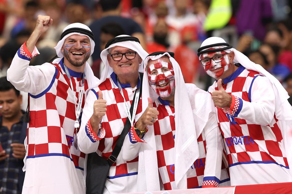 KATAR 2022 - Navijači spremni za susret Hrvatske i Kanade u 2. kolu Svjetskog prvenstva u Kataru
