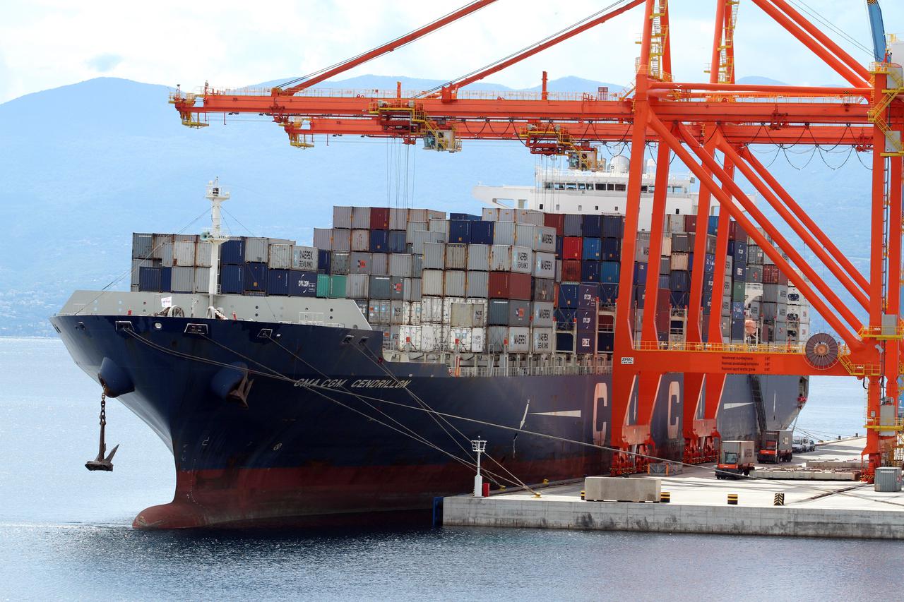 izvoz, brod, kontejner