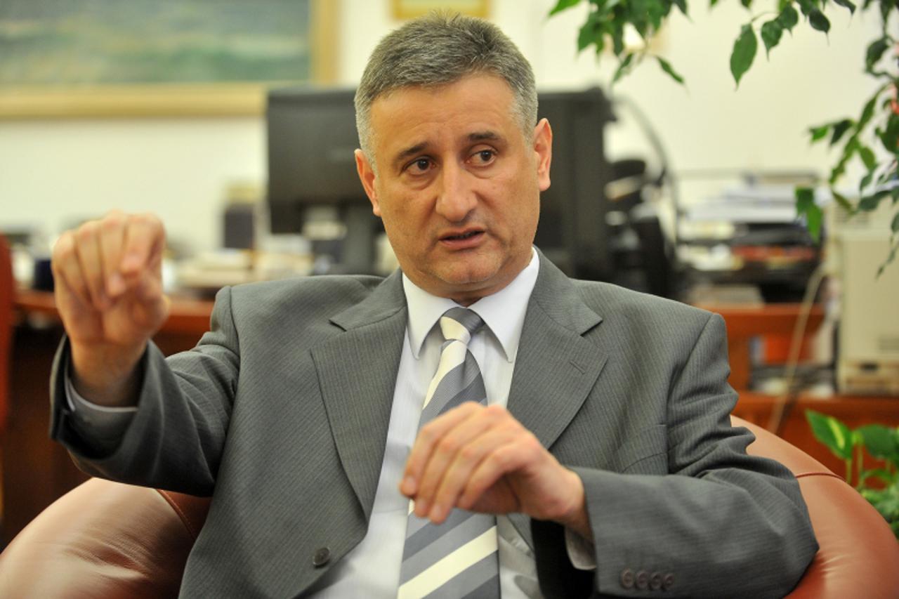 \'03.11.2010., Zagreb - Tomislav Karamarko ministar unutrasnjih poslaova Republike Hrvatske. Photo: Antonio Bronic/PIXSELL\'