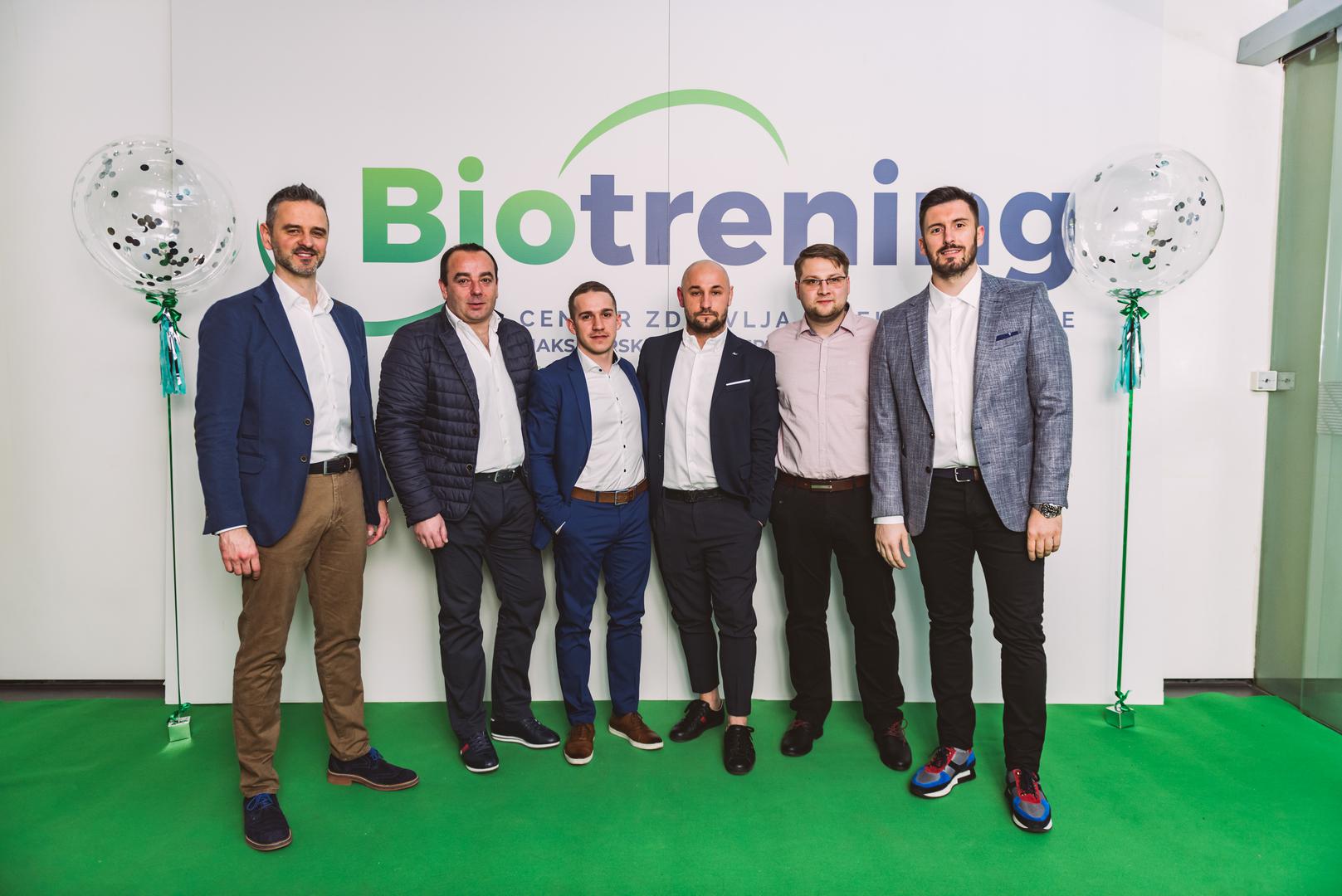 Tim Biotrening centra i Poliklinike Biotrening – Redoslijed Luka Milanović, Darko Čović, Alen Plevnik, Goran Beloglavec, Valentin Slogar, Ivan Krakan