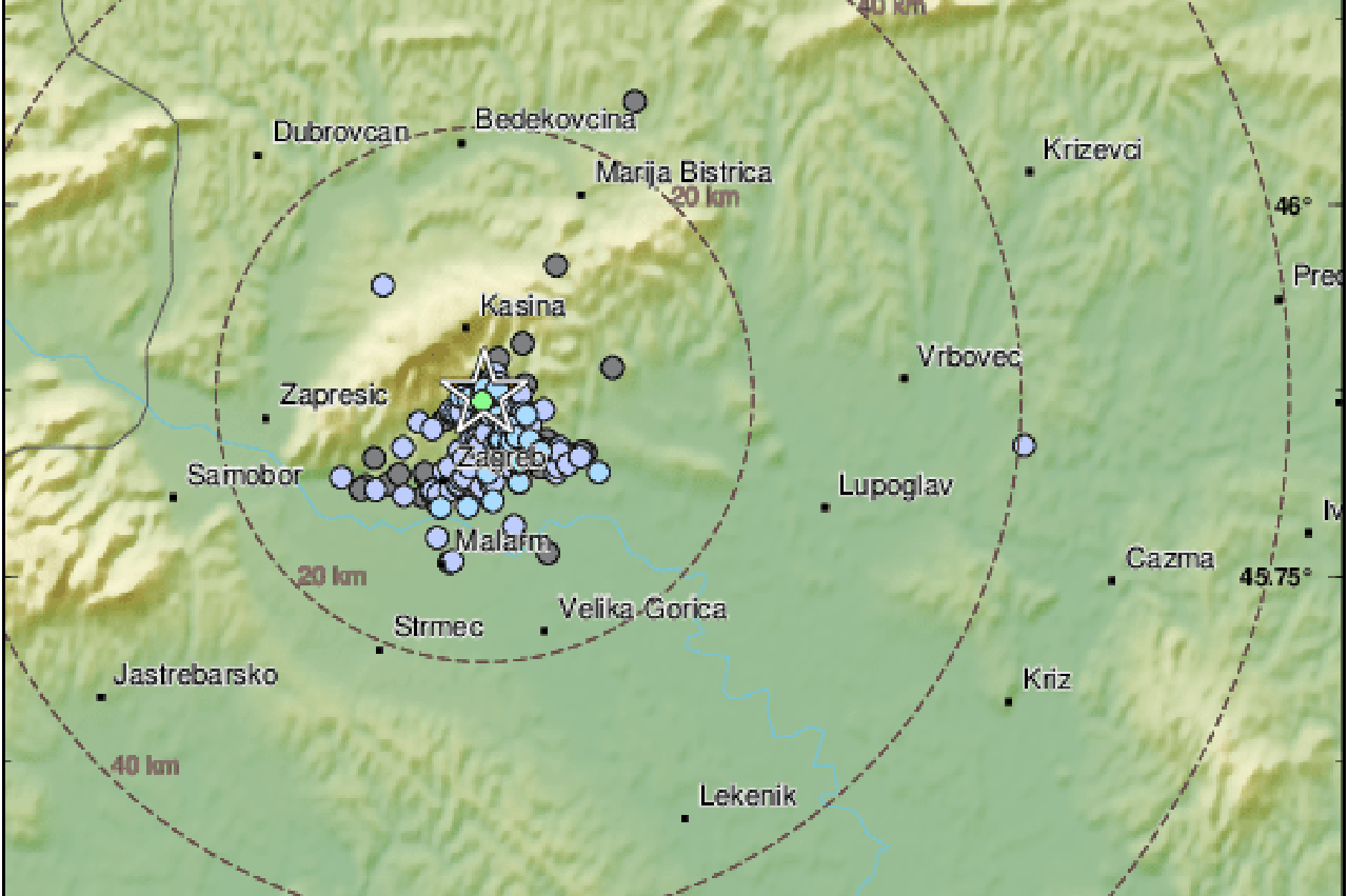 Potres u Hrvatskoj