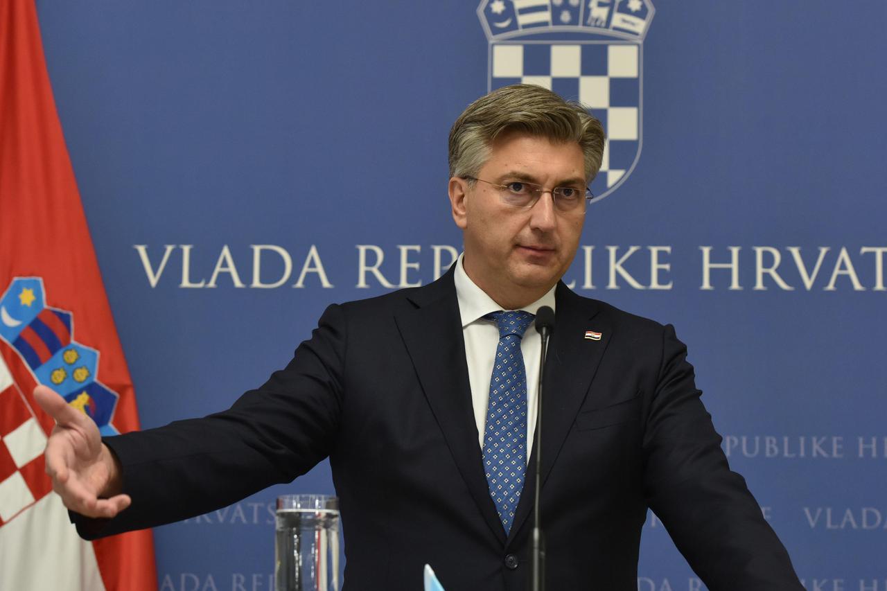 Zagreb: Predsjednik Vlade dao je izjavu za medije nakon sastanka vladajuće koalicije