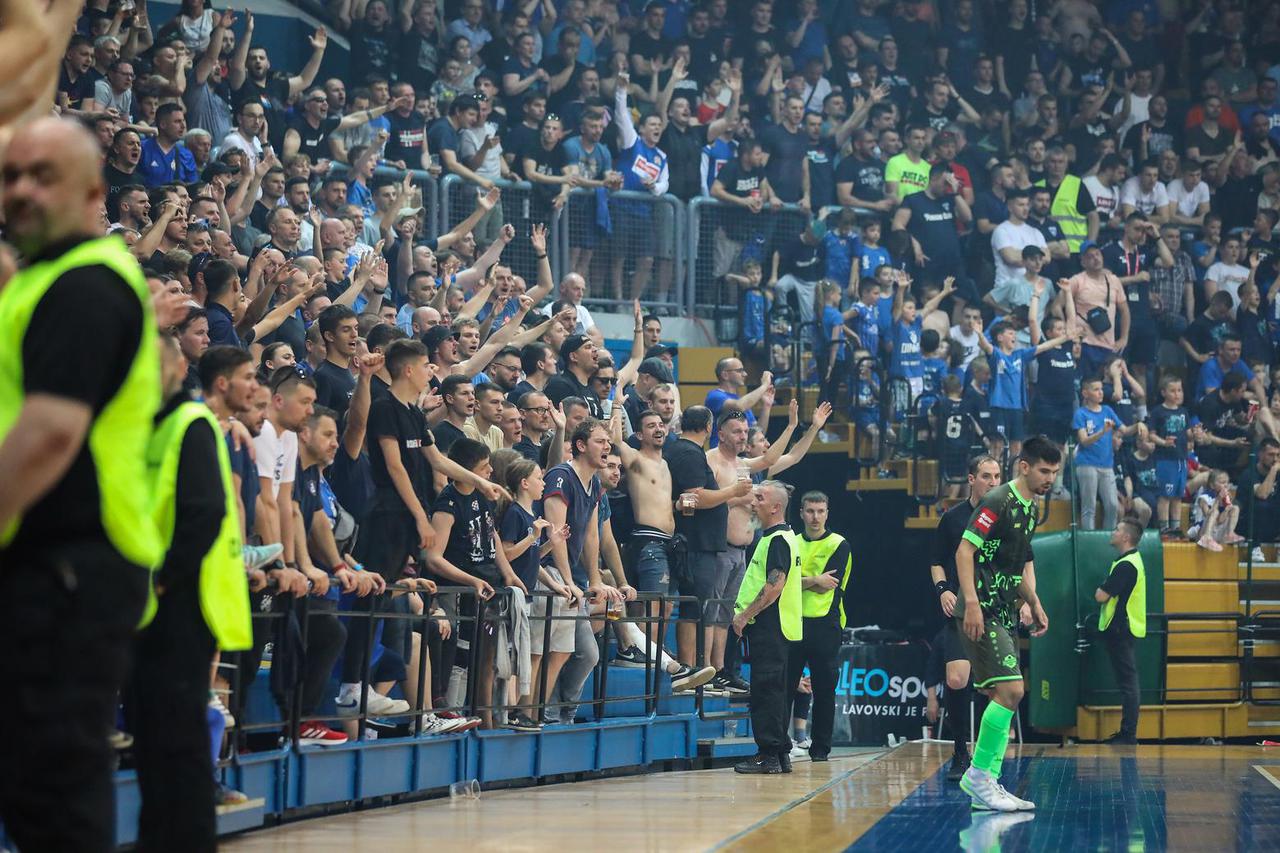 Zagreb: Treća utakmica finalne serije 1.HMNL između Futsal Dinama i Olmissuma