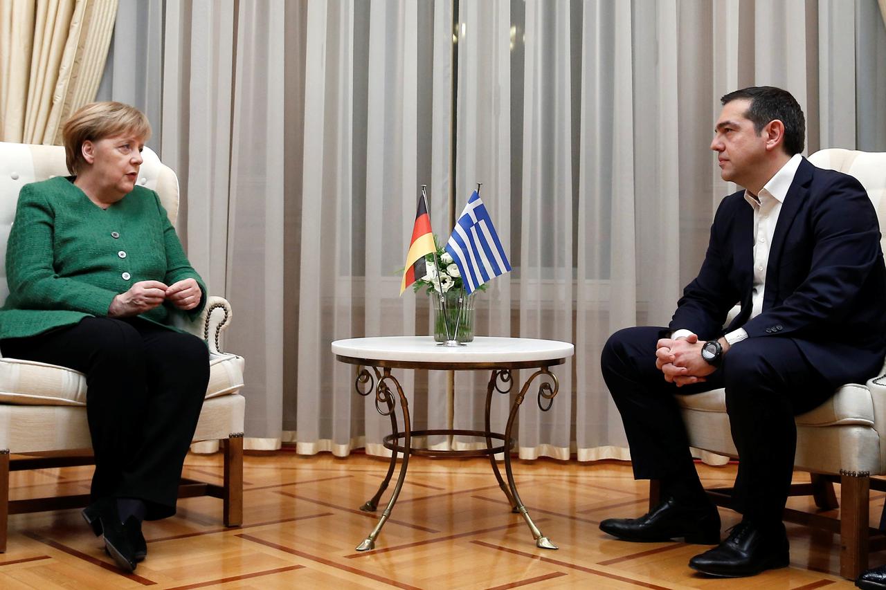 Angela Merkel i Alexis Tsipras