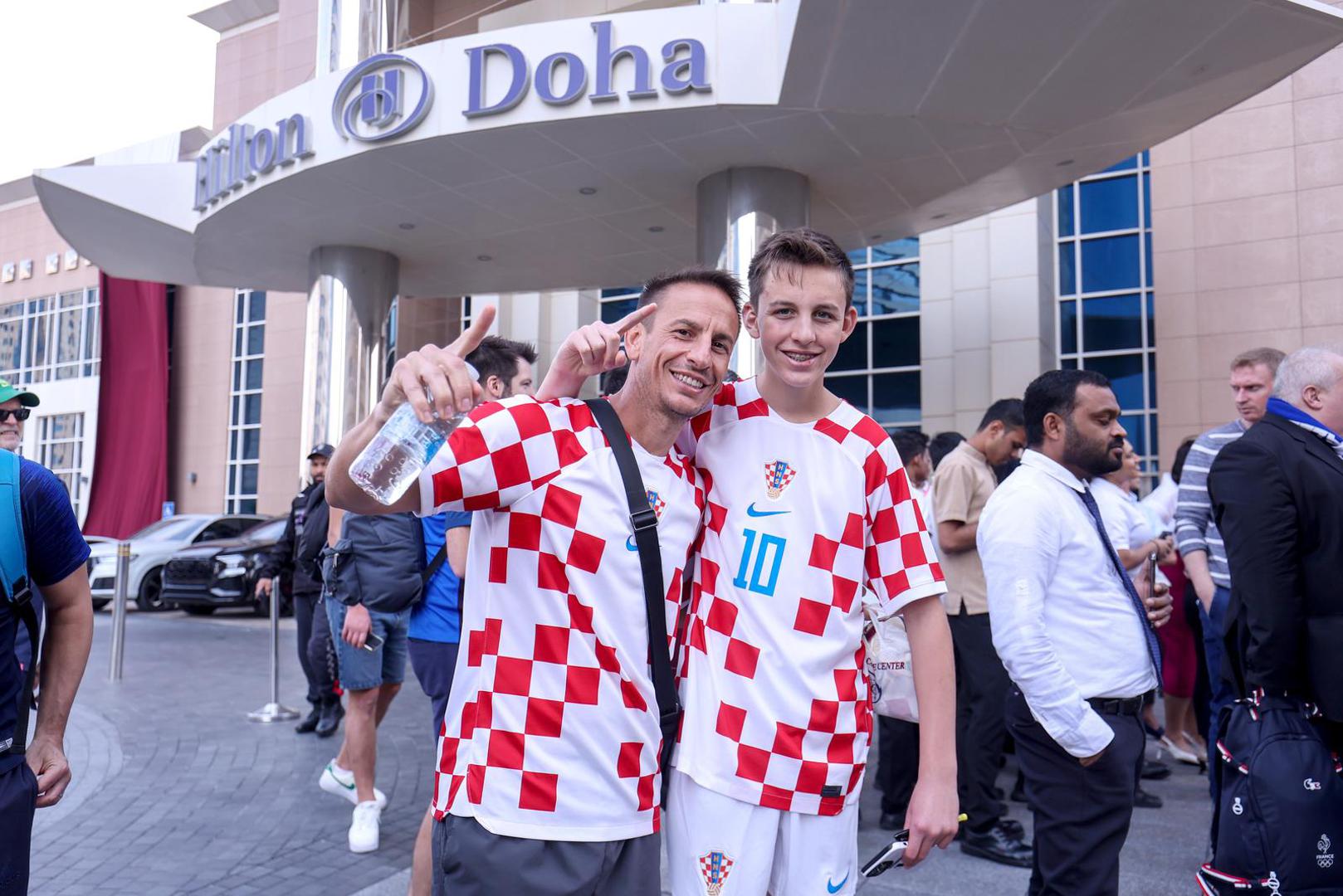 18.12.2022., Doha, Katar - Hrvatska nogometna reprezentacija otputovala je iz hotela Hilton Doha prema zracnoj luci, nakon jucerasnjeg osvajanja broncane medalje u utakmici protiv Maroka, na Svjetskom nogometnom prvenstvu Katar 2022. Photo: Igor Kralj/PIXSELL