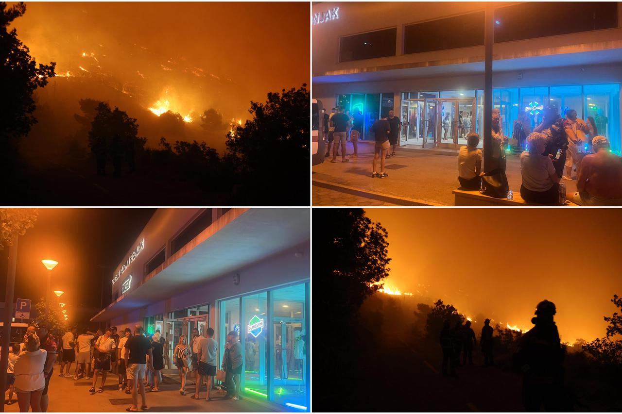 Požar kod Omiša