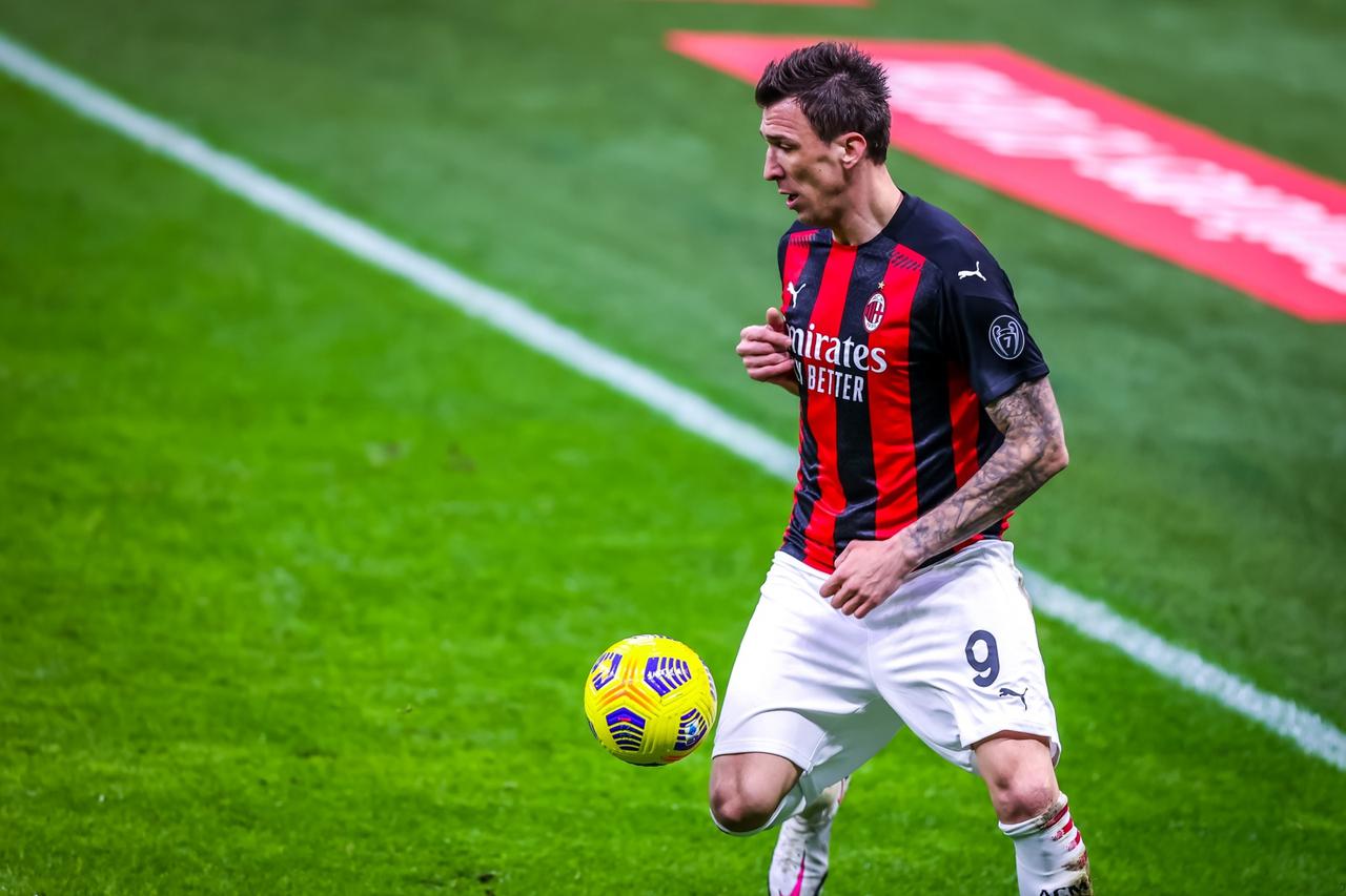 Italian football Serie A match - AC Milan vs Crotone FC