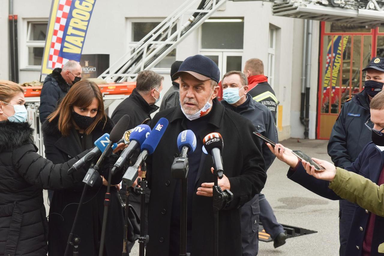 Zagreb: Javna vatrogasna postrojba dobila vatrogasno vozilo za spašavanje s visina